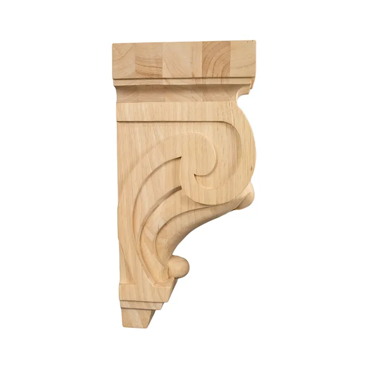 14’ Corbel Traditional Rubberwood Bracket (C-Cblm-Rw) Corbels & Brackets