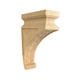13’ Solid Bracket (C97) Unfinished / Set Of 1 Oak Corbels & Brackets