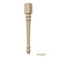 Bingltd - 29 3/4’ Tall Unfinished Rubberwood Dining Table Leg (Tl29352-Rw-Unf) Legs