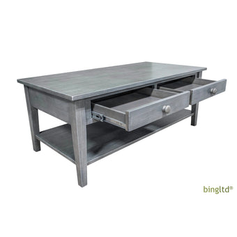 Bingltd - 19’ Tall Nova Coffee Table (Te8C-Rw-Heathergray) Kitchen & Dining Room Tables