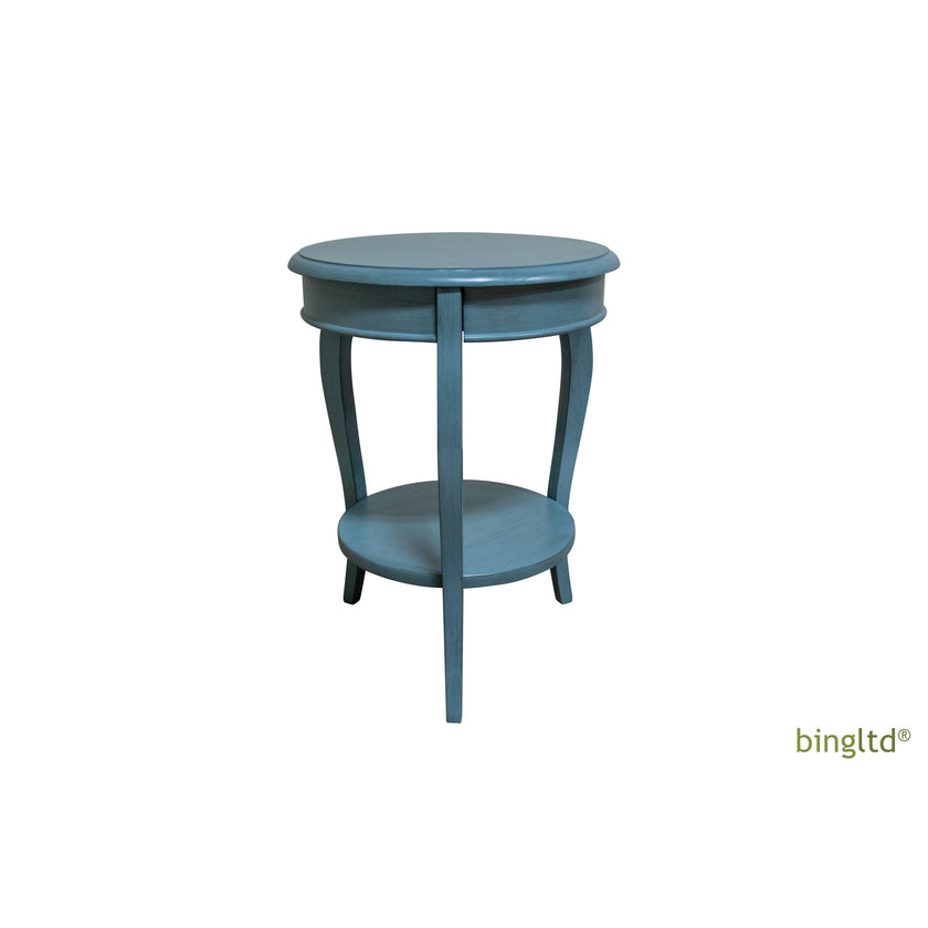Duncan End Table (Te1801-Rw-Color) Ocean Blue / Set Of 1 Tables