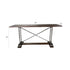 Derby Table 30’ Rustic Hardwood With Industrial Chains (Mns-413) Console