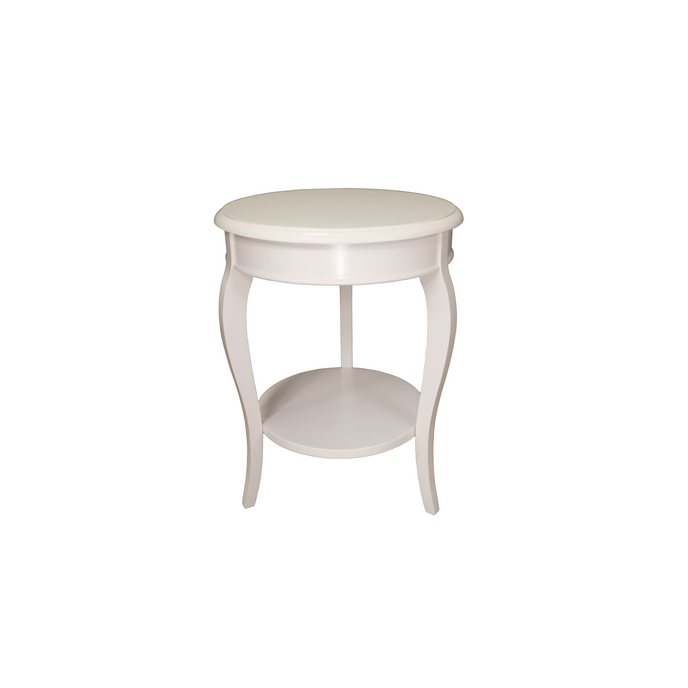 Duncan End Table (Te1801-Rw-Color) White / Set Of 1 Tables