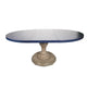 Bingltd- 48’ X To 66’ Extension 30’ Tall Bradford Driftwood Dining Table Denim / Set Of 1