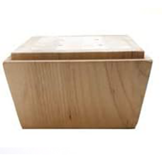 2 3/4’ Square Tapered Maple Sofa Leg (St7018-Unf) Legs
