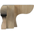 5 3/4’ Corner Foot Hardwood Sofa Legs (T-Pfp-Ped-Rw)