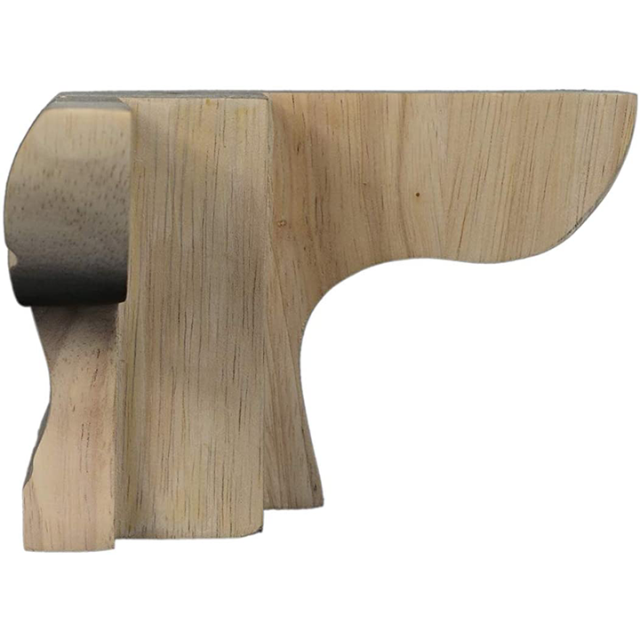 5 3/4’ Corner Foot Hardwood Sofa Legs (T-Pfp-Ped-Rw)