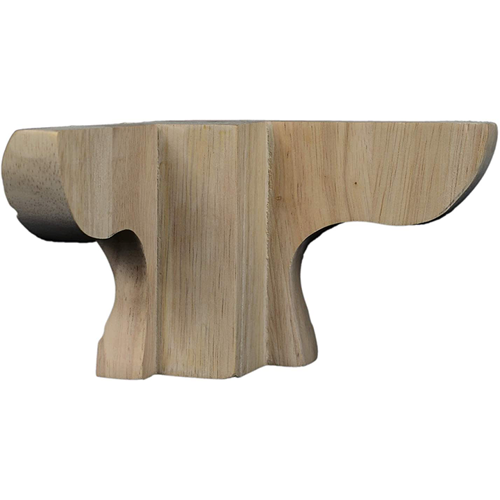 5 3/4’ Corner Foot Hardwood Sofa Legs (T-Pfp-Ped-Rw)