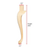 29 1/8’ Queen Anne Hardwood Table Leg (Tl-660-Rw-Unf) Legs