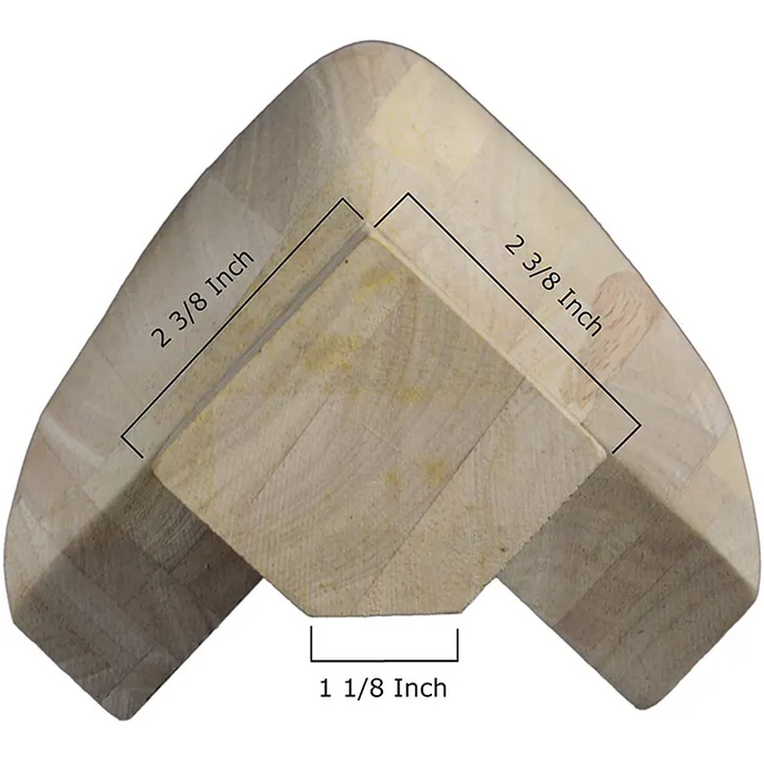 29 1/8’ Queen Anne Hardwood Table Leg (Tl-660-Rw-Unf) Legs
