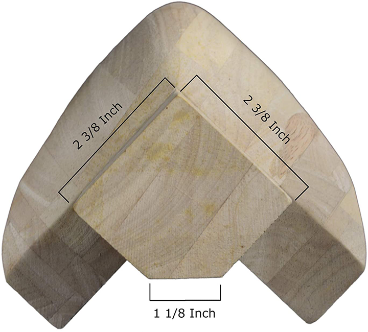 29 1/8’ Queen Anne Hardwood Table Leg (Tl-660-Rw-Unf) Legs