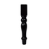 29’ Farm Hardwood Table Leg (Tl730) Espresso (210) / Set Of 1 Legs