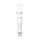 29’ Farm Hardwood Table Leg (Tl730) White / Set Of 1 Legs